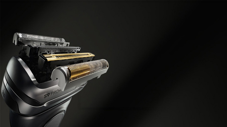 Golarka Braun na czarnym tle