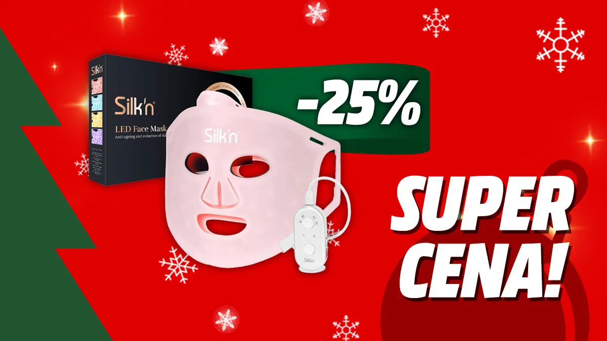 Maska LED do twarzy w promocji