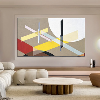 Telewizor wyświetlający obraz