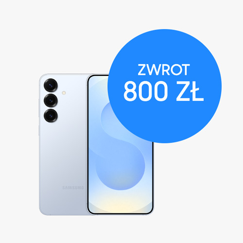 Telefon Samsung Galaxy S25+ z notką o zwrocie 800zł