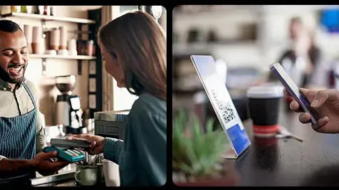 Transakcja przy pomocy aplikacji Samsung Wallet