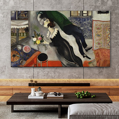 Telewizor wyświetlający obraz