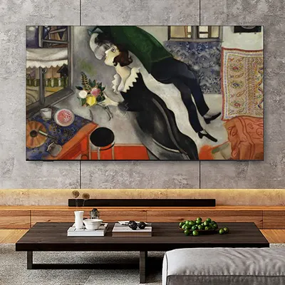 Telewizor wyświetlający obraz