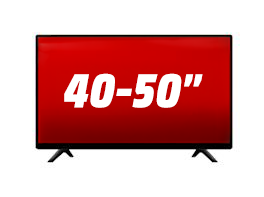 Mittelgrosse Fernseher (40–50″)