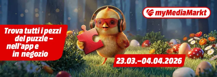 myMediaMarkt. Trova tutti i pezzi del puzzle - nell'app e in negozio. 23.03.-04.04.2026