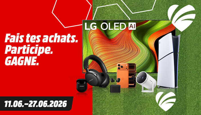 Fais tes achats. Participe. Gagne.
