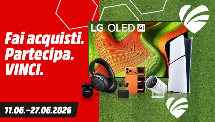 Fai acquisti. Partecipa. Vinci.