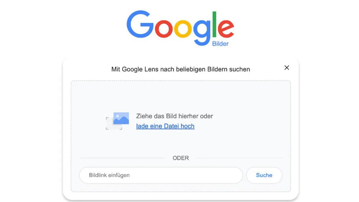 Screenshot Google Bildersuche