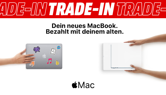Dein neues MacBook. Bezahlt mit deinem alten.
