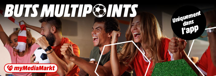 myMediaMarkt buts multipoints. Uniquement dans l'app.