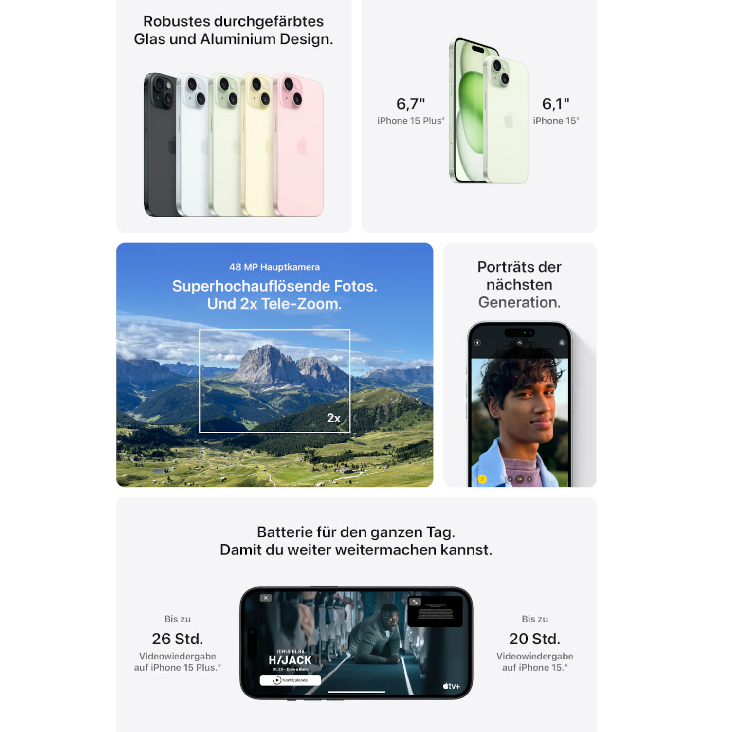 APPLE iPhone 15 256 GB Black Dual SIM | MediaMarkt