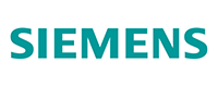 Türkises Markenlogo von Siemens