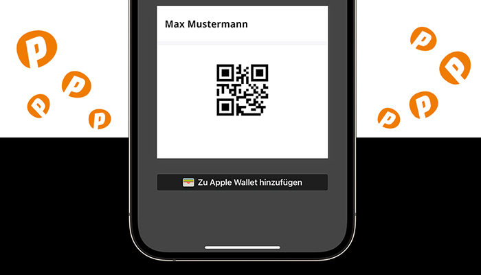 Auf einem Smartphone wird die digitale Kundenkarte als QR-Code in der Saturn App angezeigt.