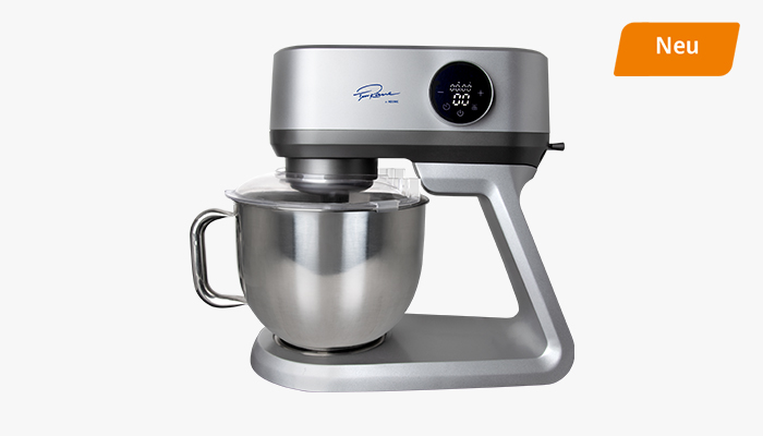 Die KOENIC Kitchen Maschine Küchenmaschine in silber.