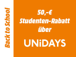 50,-€ Studenten-Rabatt ᵃ