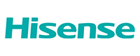 Türkises Markenlogo von Hisense
