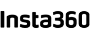 Schwarzes Insta 360-Logo ohne Hintergrund.
