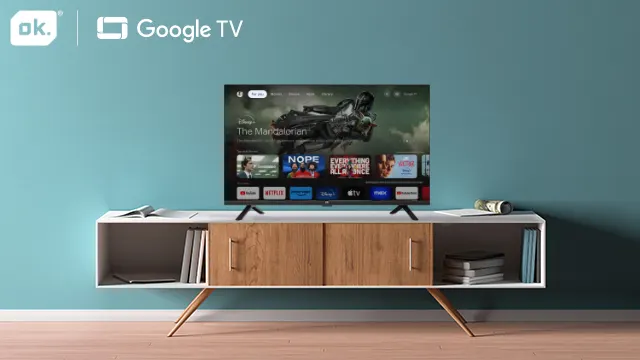 Verabschiede dich von langweiligem Fernsehen und erlebe Entertainment auf einem ganz neuen Level. Der 32“ Google TV von ok. bietet dabei völlig neue Möglichkeiten.