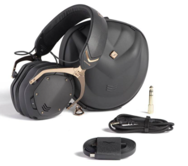 Over-ear Kopfhörer mit Aufbewahrungsbox und Kabel