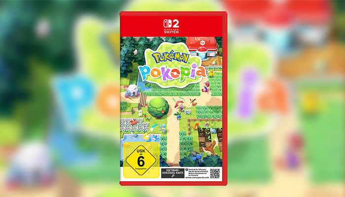 Packung des Videospiels „Pokémon Pokopia“ für Nintendo Switch 2.