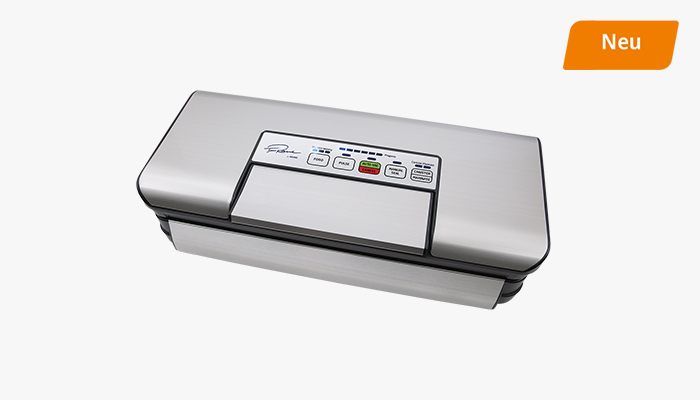 Der KOENIC Vakuumierer in silber/schwarz.