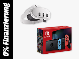 0% Finanzierungsangebote Gaming + VR