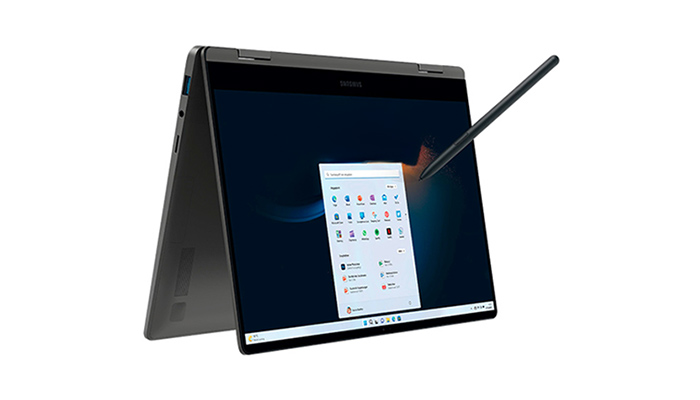 2in1-Convertible‑Notebook mit Touchscreen und Eingabestift.