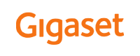 Oranges Markenlogo von Gigaset