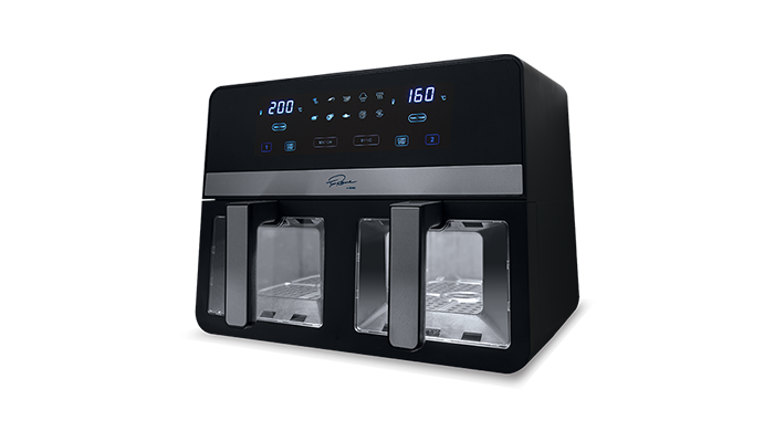  KOENIC KAF-TR 924224 B Doppel-Heißluftfritteuse.