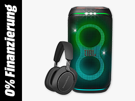 0% Finanzierungsangebote Audio + Kopfhörer