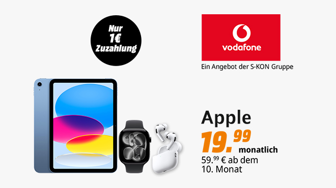 Vodafone GigaZuhause Kabel 800 inklusive Wunschprämie für 19,99 € monatlich und 59,99 € ab dem 10. Monat.