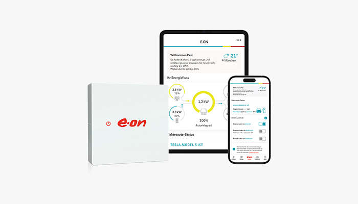 Der E.ON Home Energiemanager als App für dein Smartphone oder Tablet.