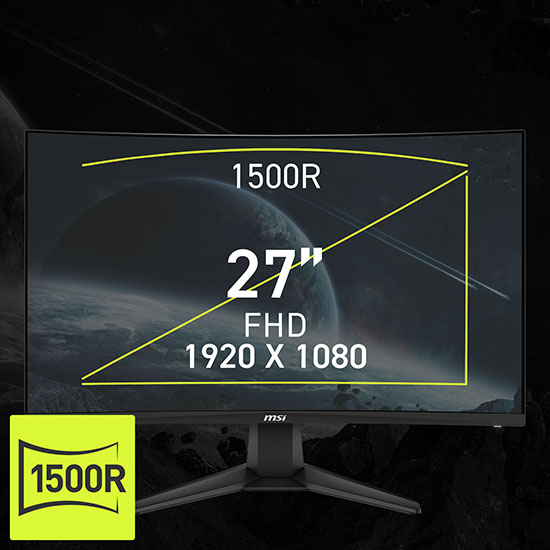 Curvatura immersiva 1500R