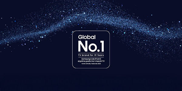 Logo Global numero 1 di Samsung