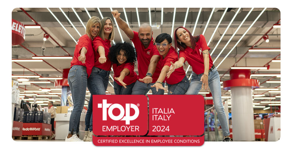 MediaWorld è Top Employer Italy 2024 I