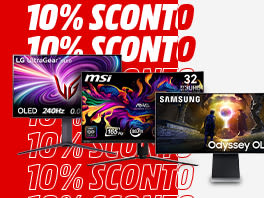 - 10% con MW CLUB su selezione Monitor OLED