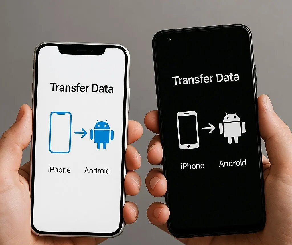 cellulari connessi tra loro per il trasfermento dei dati