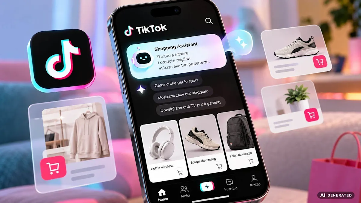 tiktok shop e l'intelligenza artificiale