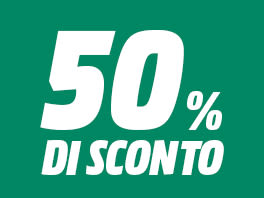 50% DI SCONTO
