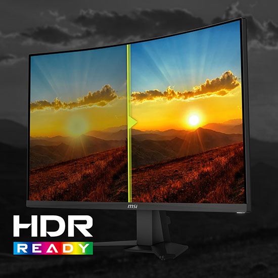 Monitor con differenza HDR Ready