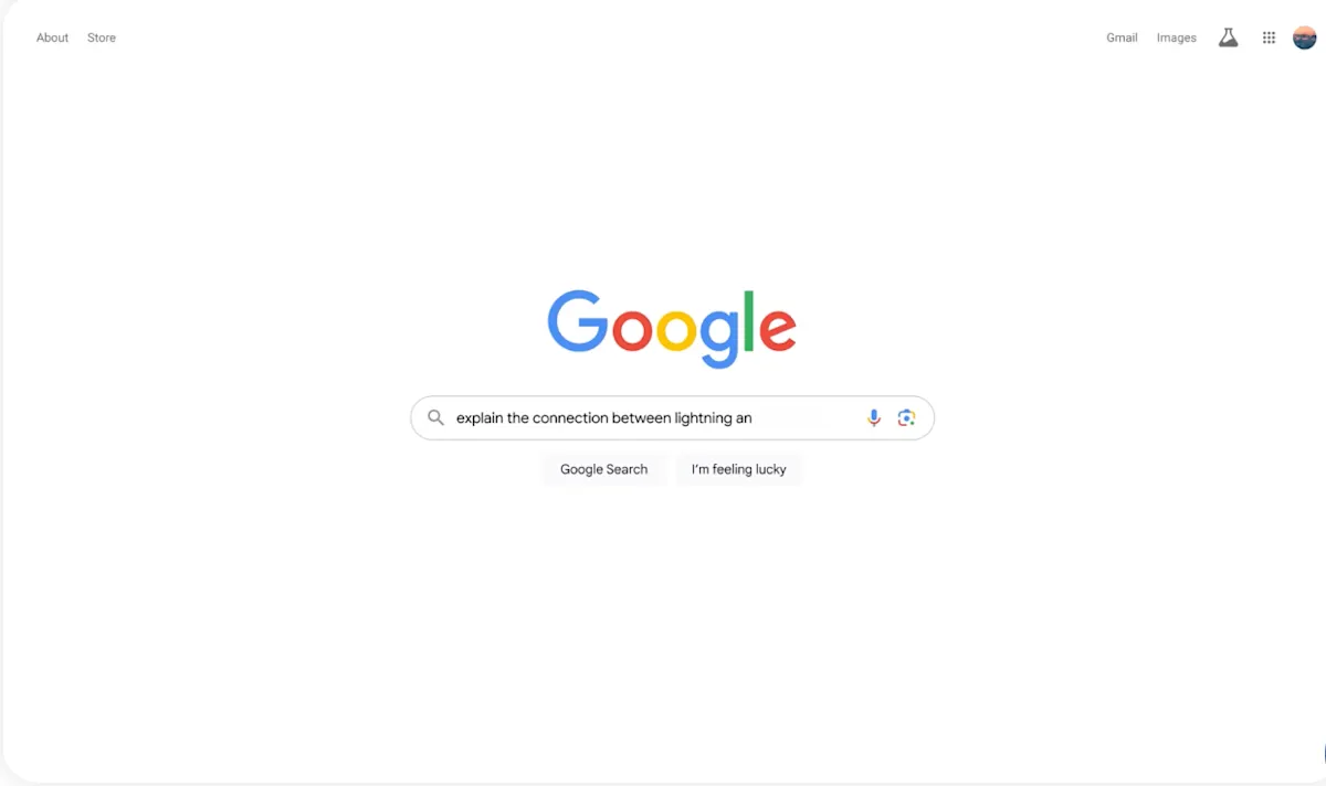 google search nuova interfaccia