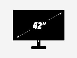 Monitor oltre i 42''