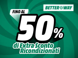Fino al -50% sul sito Ricondizionati 