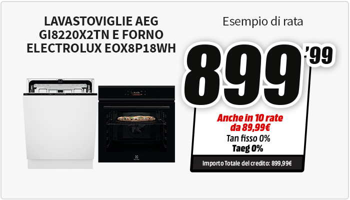 dettaglio finanziamento su prodotto aeg ed electrolux