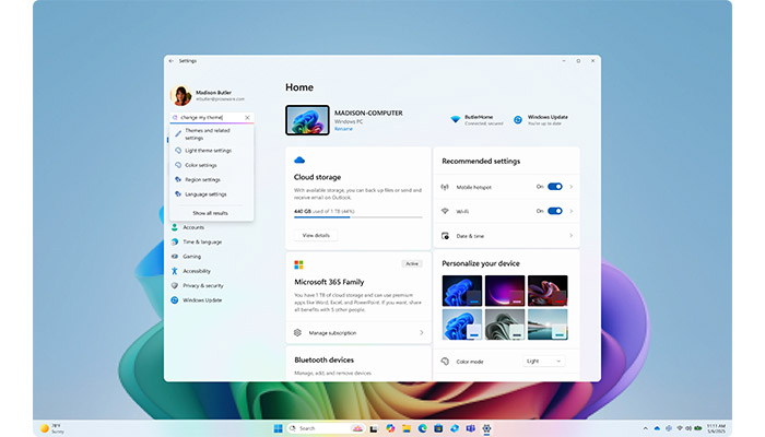 schermata ricerca su windows