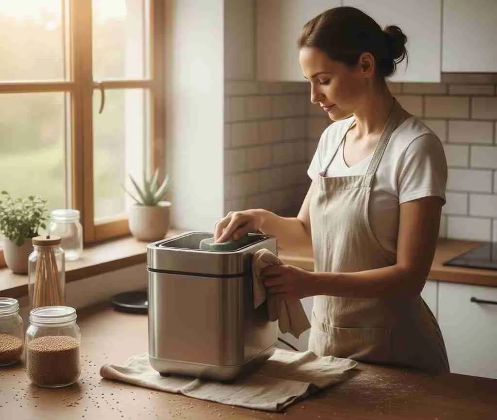 come pulire la macchina per il pane