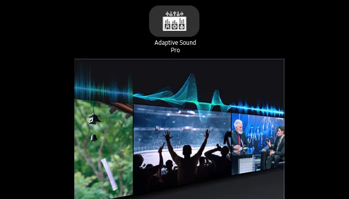 immagine di 3 schermi ,il primo con della natura, il secondo con dei ragazzi con mani in alto ad un concerto e il terzo con un TV show