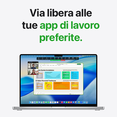 Via libera alle tue app di lavoro preferite.  Continua a lavorare con le app che usi sempre.◊