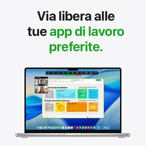 Via libera alle tue app di lavoro preferite. Continua a lavorare con le app che usi sempre.◊