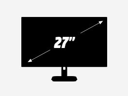 Monitor fino a 27''